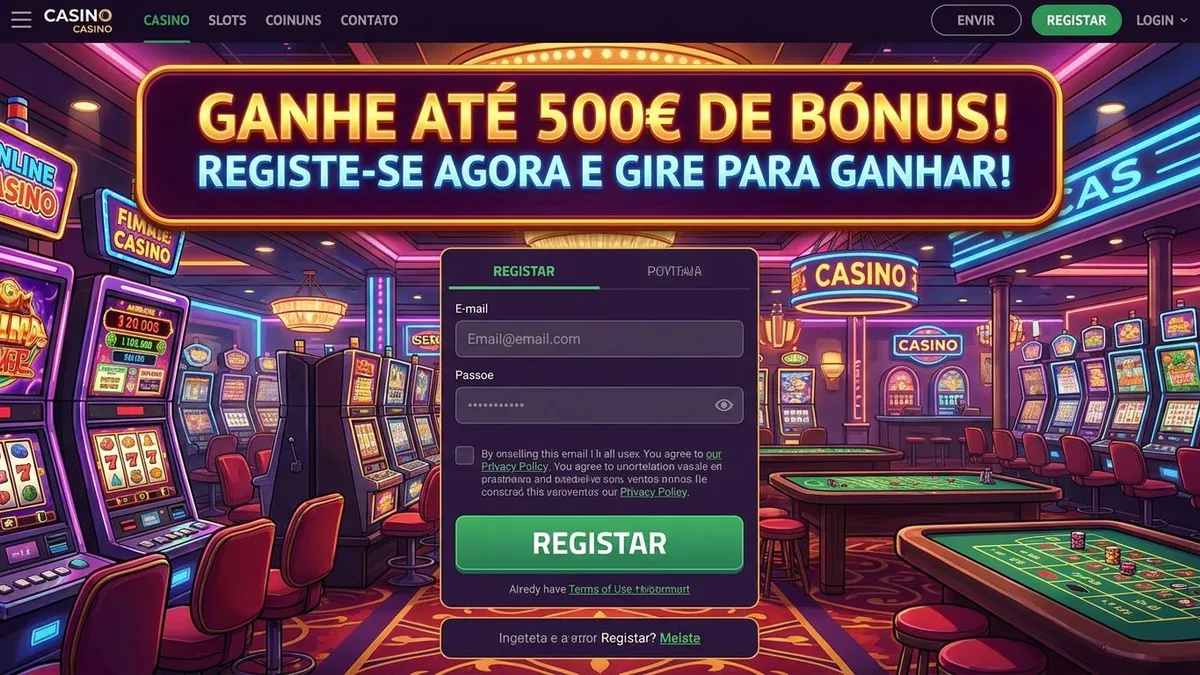 Registo com bónus